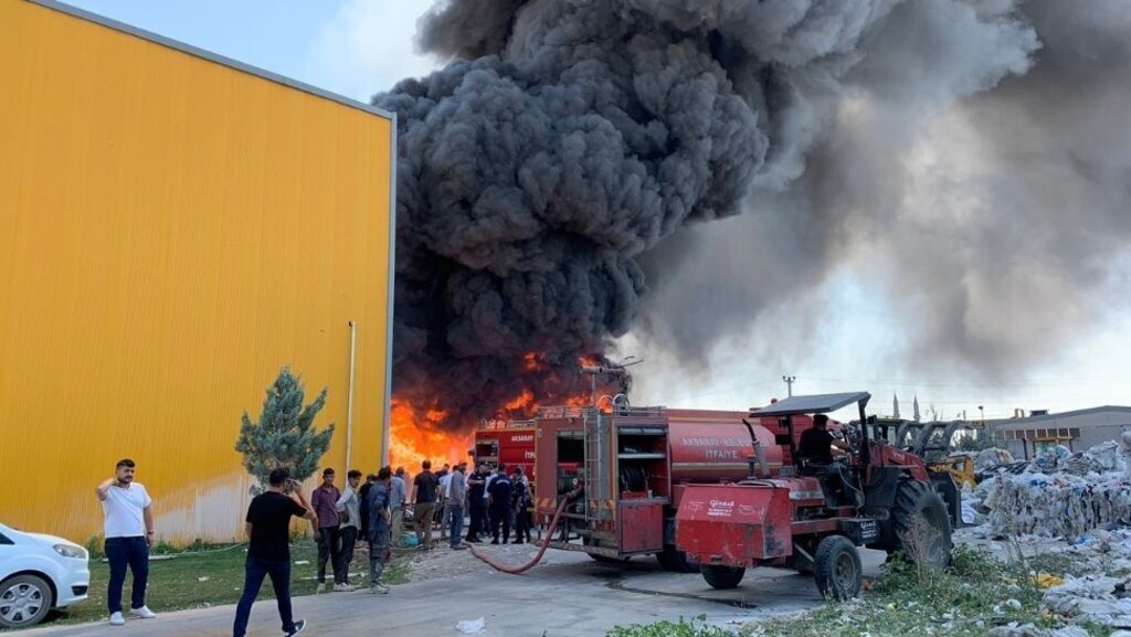 Aksaray OSB’de Yangın Çıktı
