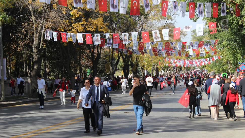 Başkentte Cumhuriyet’in 100’üncü yılı coşkusu