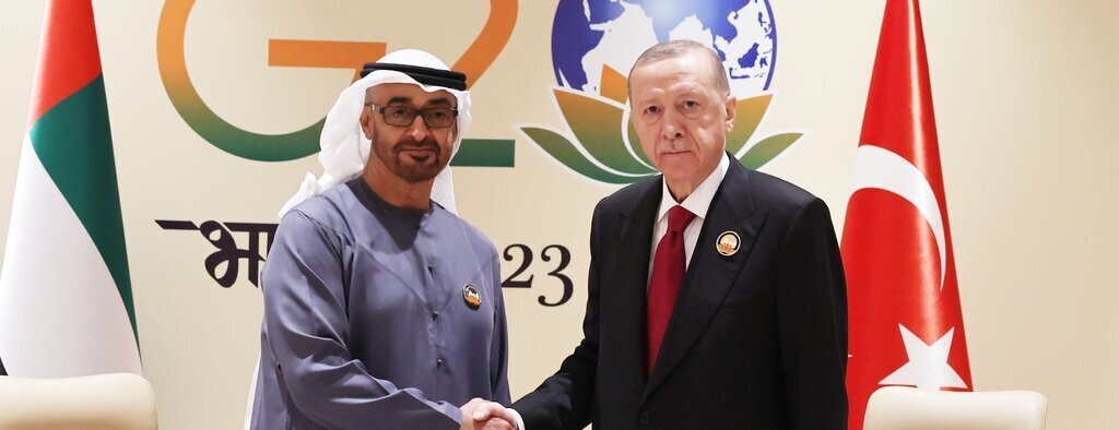 Erdoğan, G20 Zirvesi’nde BAE Devlet Başkanı Al Nahyan İle Bir Araya Geldi