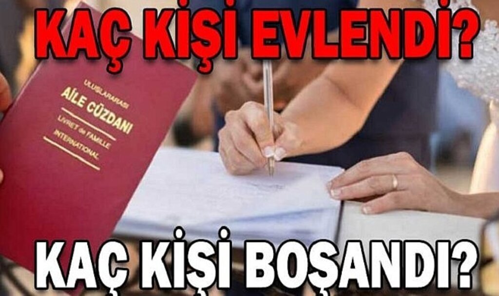 TÜİK evlilik oranlarını açıkladı
