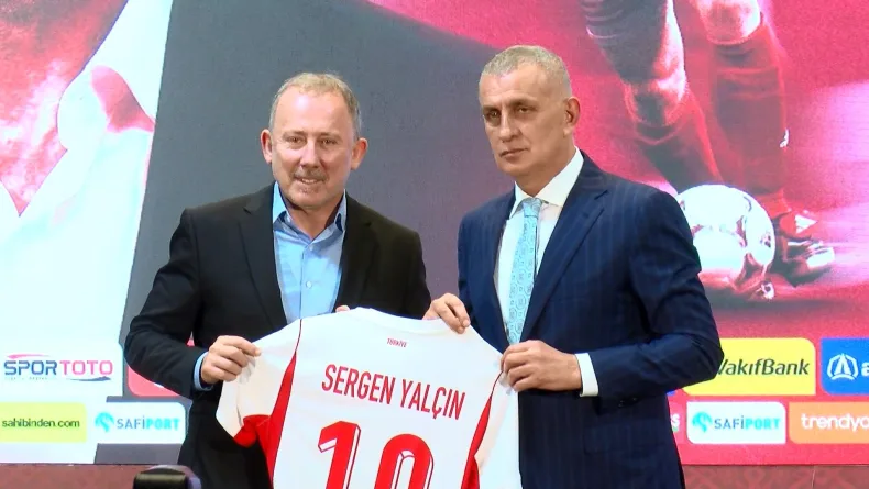 A Milli Futbol Takımı’nda Sergen Yalçın dönemi resmen başladı
