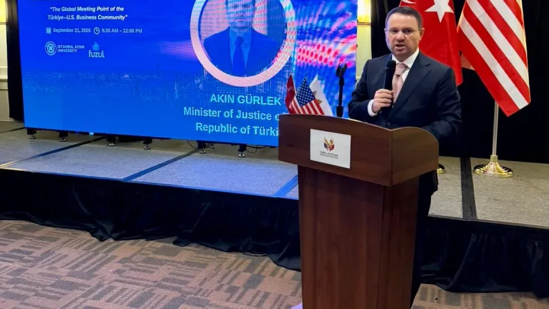 Adalet Bakanı Gürlek, ABD’de düzenlenen ‘Küresel İş Zirvesi’nde konuştu