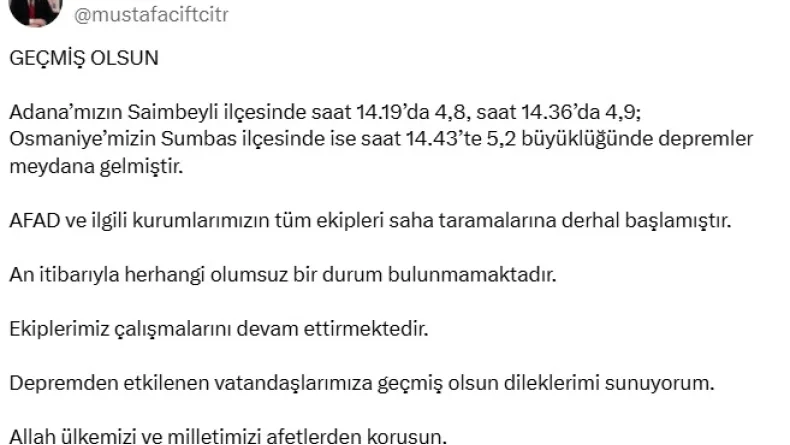 Adana'da 4.8 büyüklüğünde deprem (4)
