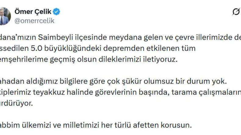 Adana'da 5 büyüklüğünde deprem (4)