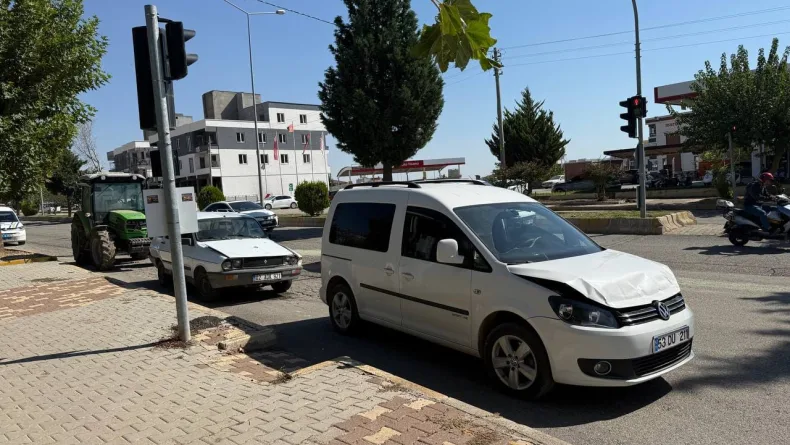 Adıyaman’da zincirleme kaza; 1 yaralı