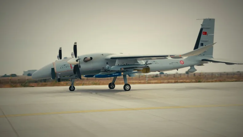 Akıncı’dan MGK mühimmatı ile ilk atışta tam isabet