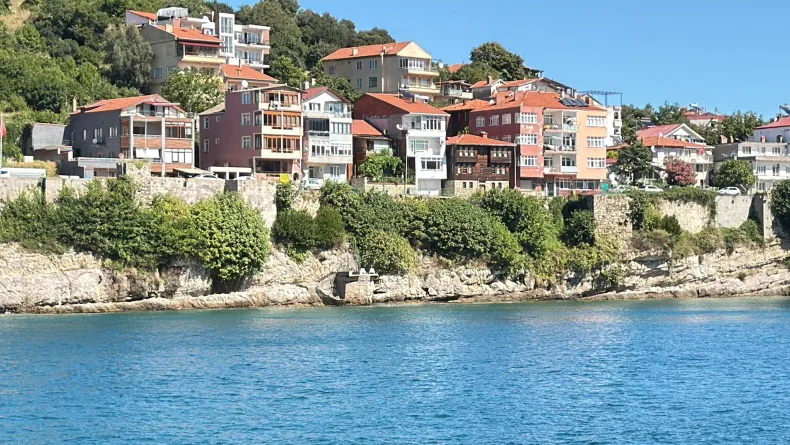 Amasra Kalesi’nin surlarındaki ağaçlar yeniden büyüdü