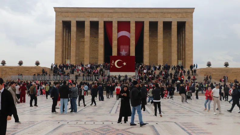 Anıtkabir’de Cumhuriyet Bayramı coşkusu
