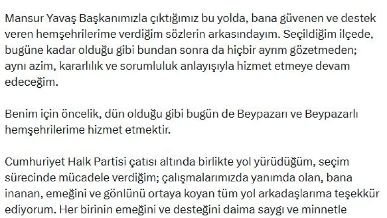 Ankara'da 6 ilçe belediye başkanı CHP'den istifa etti