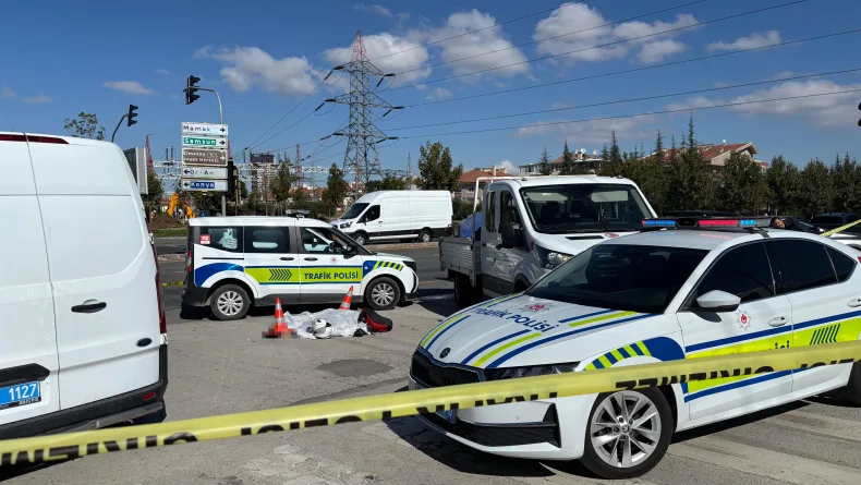 Ankara'da otomobilin çarptığı motosikletin sürücüsü hayatını kaybetti