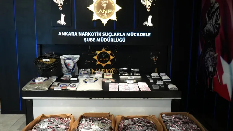 Ankara'da uyuşturucu operasyonlarında son 1 haftada 69 tutuklama