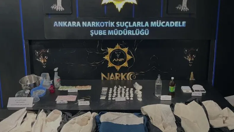 Ankara'da uyuşturucu operasyonu: 3 gözaltı
