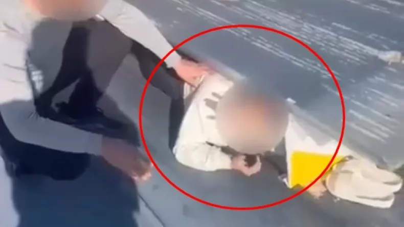 Aranan hükümlü çatı arasında yakalandı