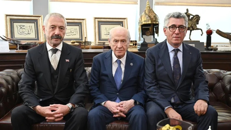 Bahçeli, Sarallar ve Şahinler aileleri ile buluştu