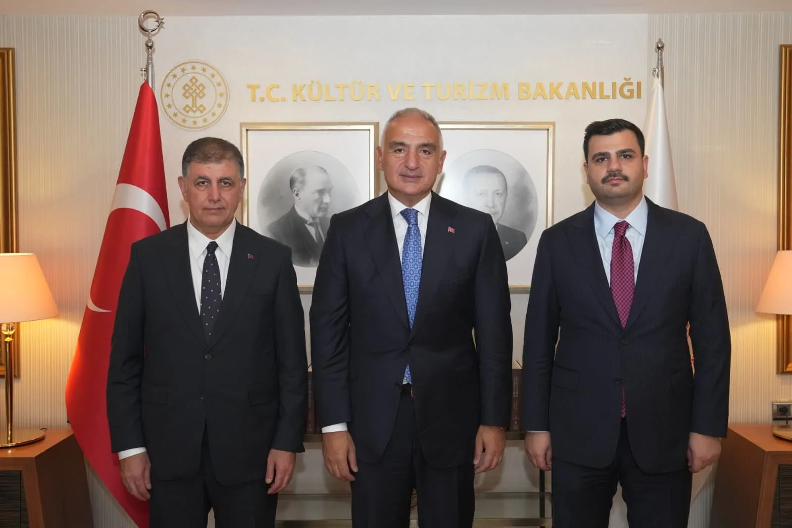 Bakan Ersoy, AK Parti'li İnan ve İzmir Büyükşehir Belediye Başkanı Tugay’ı kabul etti