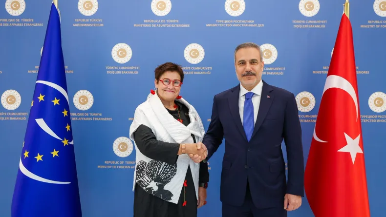 Bakan Fidan, Avrupa Konseyi Parlamenter Meclisi Başkanı ile görüştü