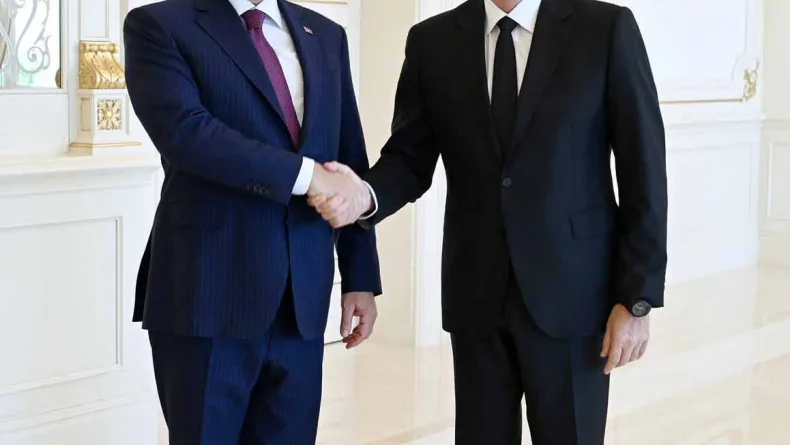Bakan Fidan, Azerbaycan Cumhurbaşkanı Aliyev tarafından kabul edildi