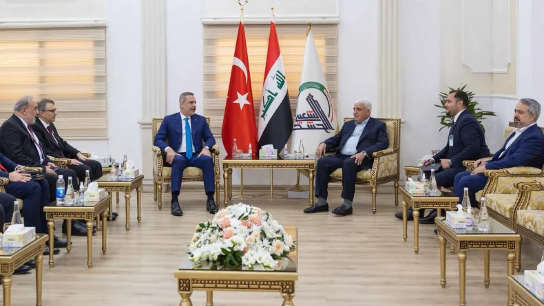 Bakan Fidan, Haşdi Şabi Komisyonu Başkanı Fayyad ile bir araya geldi