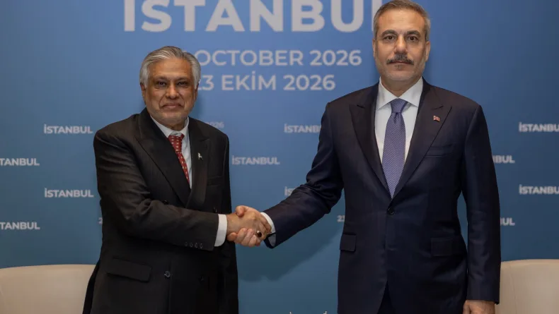 Bakan Fidan, Pakistan Dışişleri Bakanı Ishaq Dar ile bir araya geldi