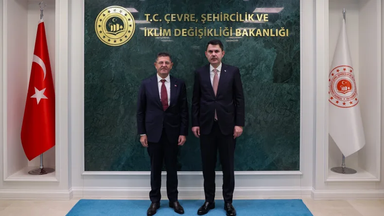 Bakan Kurum, Çekmeköy Belediye Başkanı Çerkez'i kabul etti