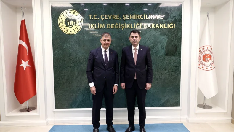 Bakan Kurum, İzmir Büyükşehir Belediye Başkanı Tugay’ı kabul etti