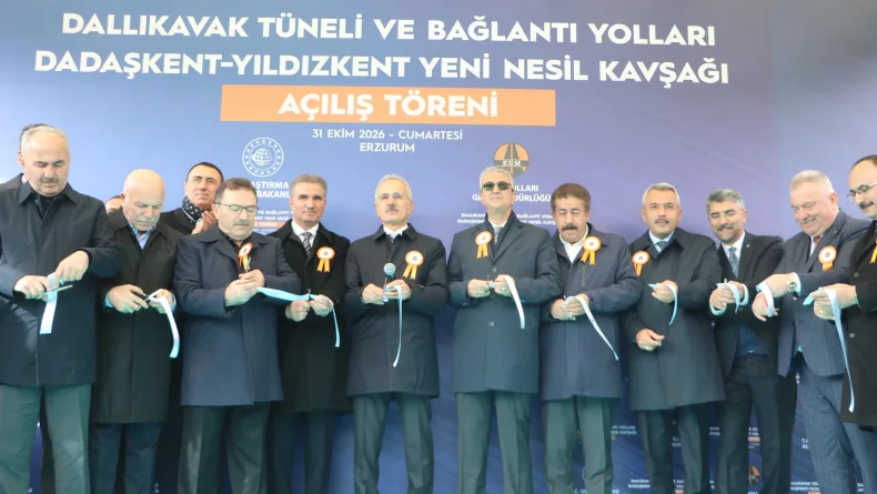 Bakan Uraloğlu: Dallıkavak Tüneli ile yıllık 103,7 milyon lira tasarruf sağlayacağız / Ek fotoğraflar