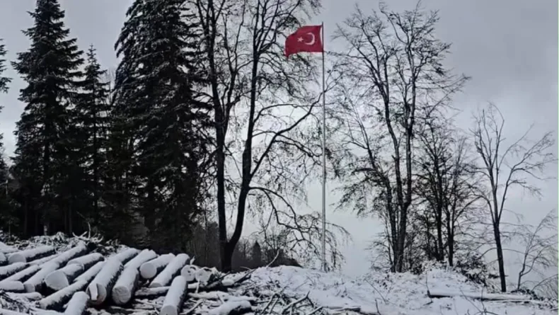 Bartın'ın yüksek kesimlerine ilk kar düştü