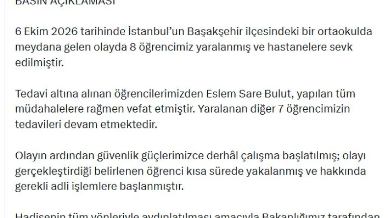 Başakşehir'deki olaya ilişkin 1 mülkiye, 1 polis başmüfettişi görevlendirildi