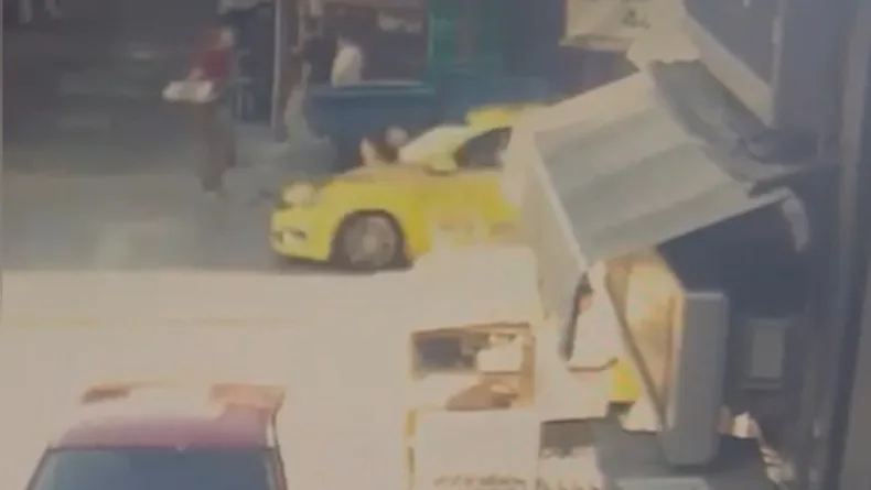 Beyoğlu'nda yaya geçidinde kaza: 1 yaralı