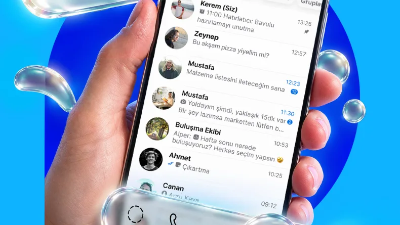 BiP, iPhone için Liquid Glass arayüzünü kullanıma sundu