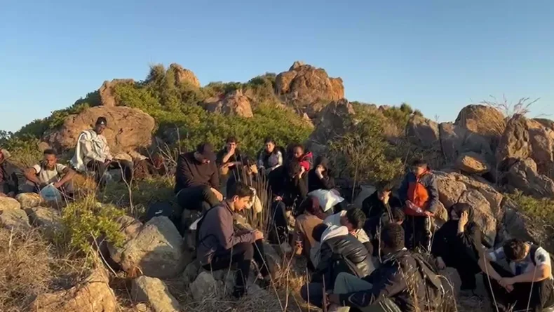 Bodrum’da 34 kaçak göçmen yakalandı