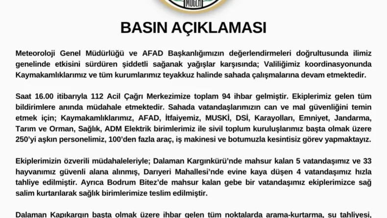 Bodrum'da sağanak; cadde ve sokaklar göle döndü, araçlar yolda kaldı (4)