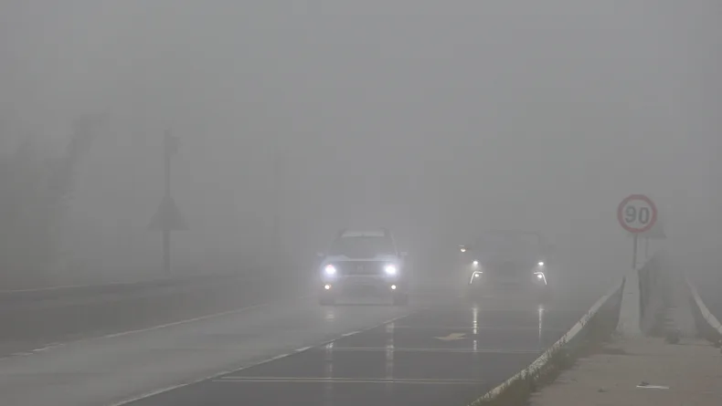 Bolu Dağı’nda sis etkili oldu