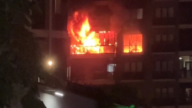 Bursa’da apartman dairesinde çıkan yangın söndürüldü