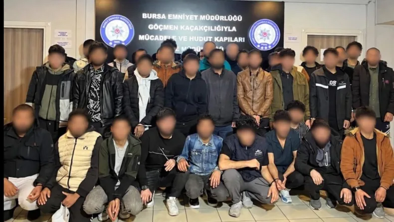 Bursa’da göçmen kaçakçılığı operasyonu: 11 gözaltı