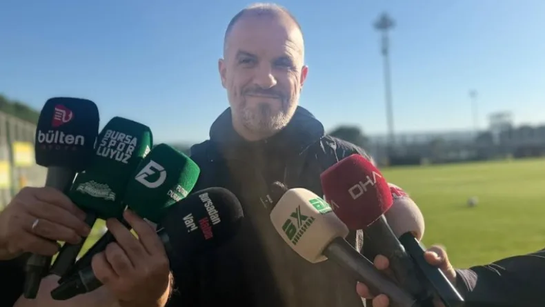 Bursaspor Teknik Direktörü Mustafa Er’den sakatlık ve Iheanacho açıklaması