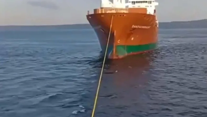 Çanakkale Boğazı’nda gemi arızası