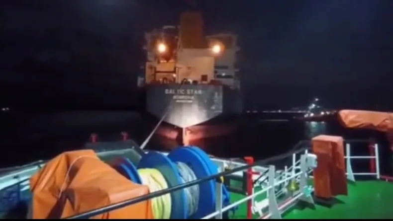 Çanakkale Boğazı'nda gemi arızası