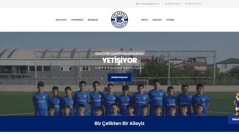 Çolakoğlu Metalurji Spor Kulübü’nün resmi web sitesi açıldı