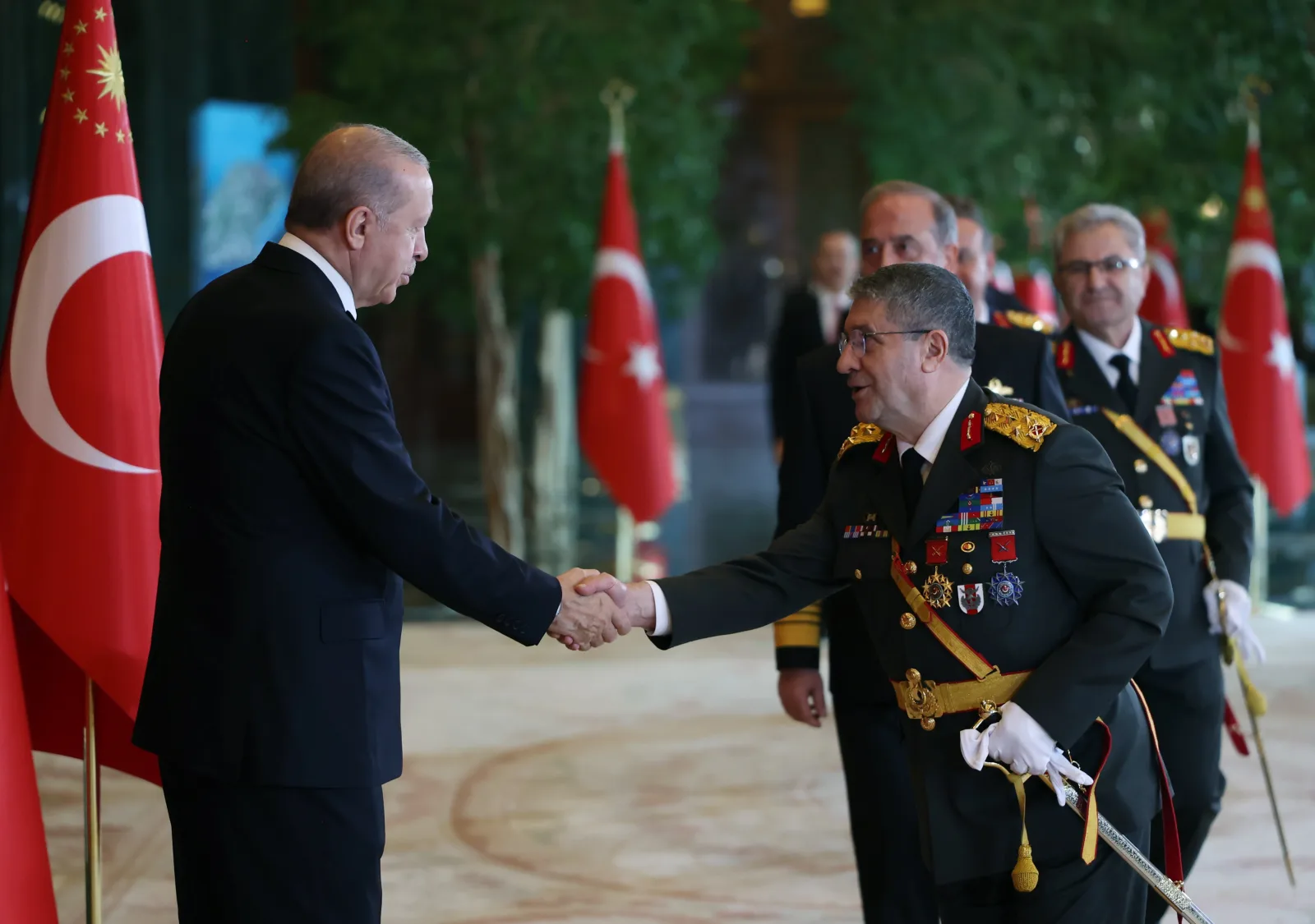 Cumhurbaşkanı Erdoğan, 29 Ekim tebriklerini kabul etti / Fotoğraflar