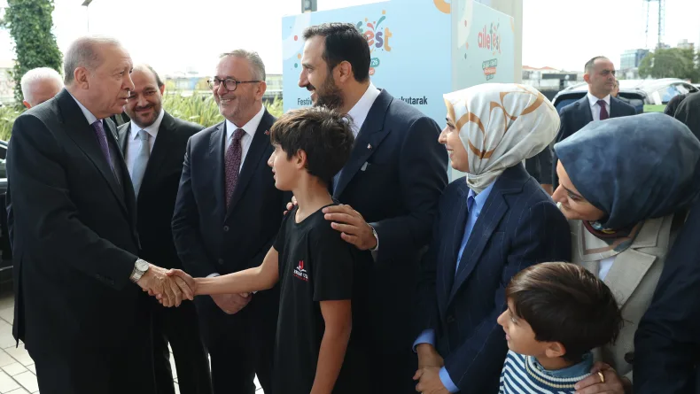 Cumhurbaşkanı Erdoğan, AileFest alanını ziyaret etti
