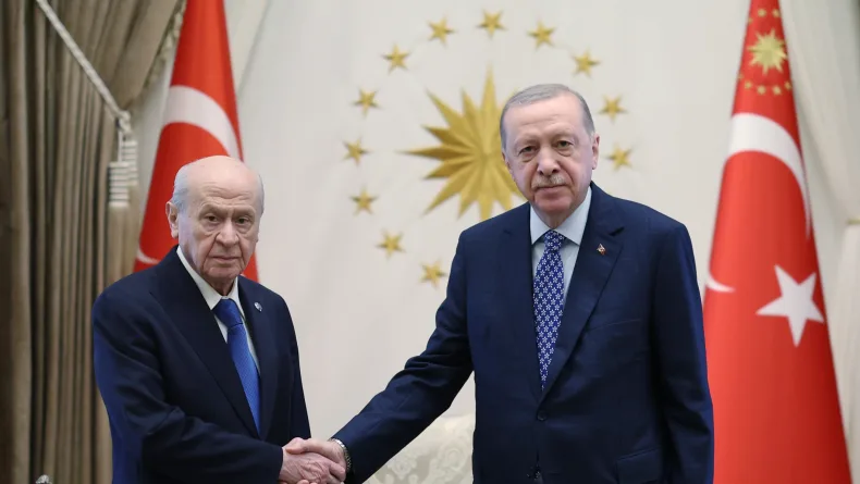 Cumhurbaşkanı Erdoğan, Bahçeli'yi kabul etti
