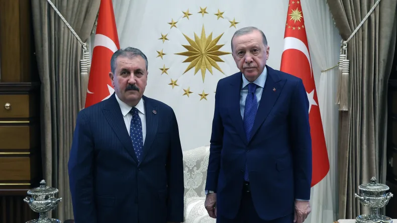 Cumhurbaşkanı Erdoğan, BBP Genel Başkanı Destici'yi kabul etti