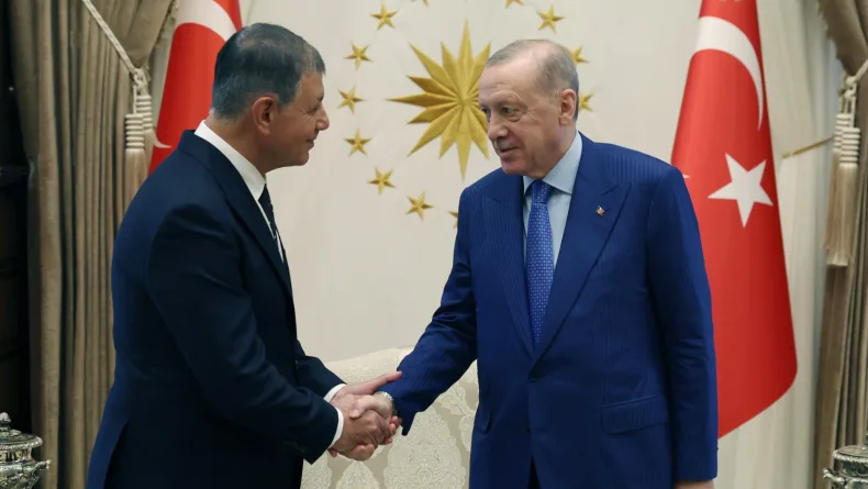 Cumhurbaşkanı Erdoğan, Cemil Tugay'ı kabul etti (2)