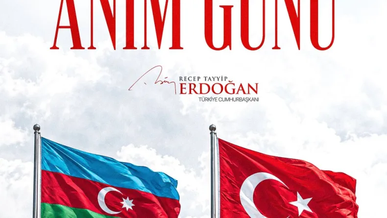 Cumhurbaşkanı Erdoğan'dan 27 Eylül Azerbaycan Anım Günü mesajı