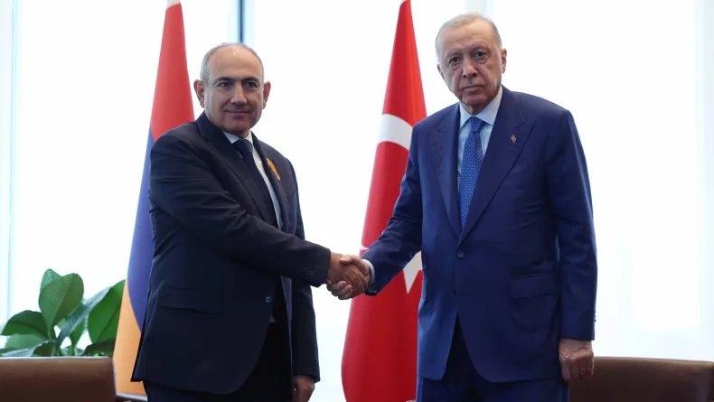 Cumhurbaşkanı Erdoğan, Ermenistan Başbakanı Paşinyan'ı kabul etti