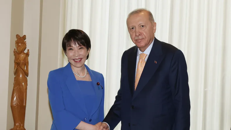 Cumhurbaşkanı Erdoğan, Japonya Başbakanı Sanae Takaichi ie görüştü
