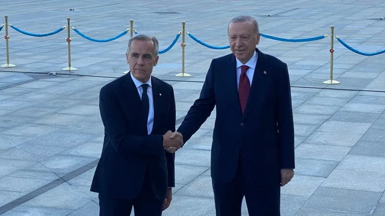 Cumhurbaşkanı Erdoğan, Kanada Başbakanı Carney'i resmi törenle karşıladı