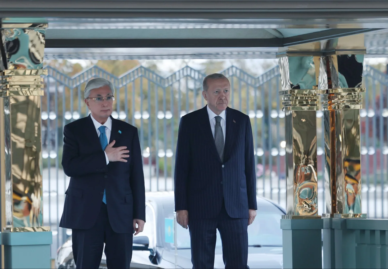 Cumhurbaşkanı Erdoğan Kazakistan Cumhurbaşkanı Tokayev'i karşıladı / Ek fotoğraflar