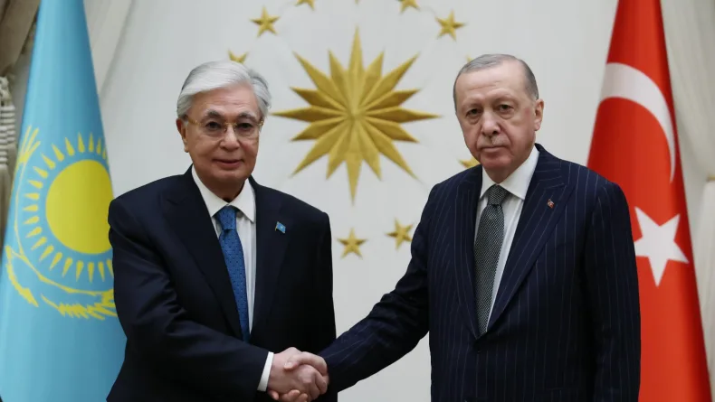 Cumhurbaşkanı Erdoğan, Kazakistan Cumhurbaşkanı Tokayev ile görüştü